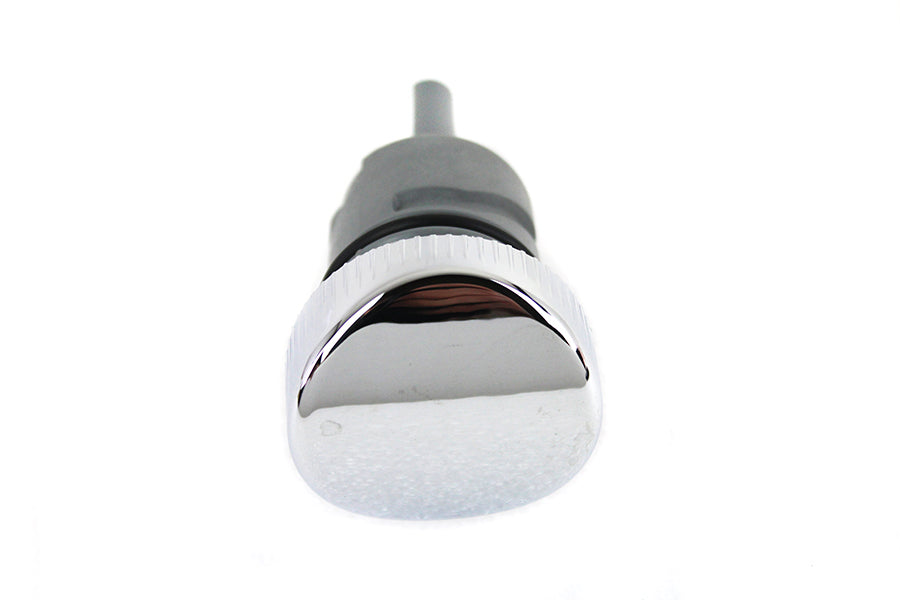 Wyatt Gatling Oil Tank Dipstick Cap Assembly Chrome for Harley Davidson XL Models