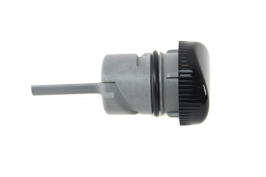 Wyatt Gatling Oil Tank Dipstick Cap Assembly Black for Harley Davidson XL (Part #71649B)