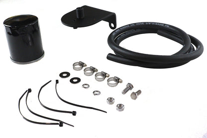 V-Twin Pura Flow Oil Filter Kit Black for Harley Davidson FL (1941-1950)