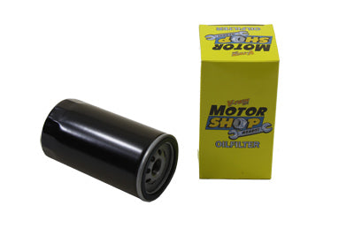 V-Twin Hex Spin-On Oil Filter 14-0018BK for Harley Davidson FXD Models