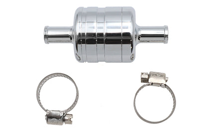 Wyatt Gatling Crankcase Breather Vent Canister Chrome - Part #120195