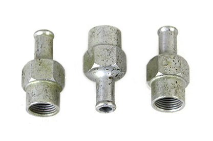 Wyatt Gatling WR Hex Barb Oil Line Fitting Set for Harley Davidson W - 9/16-20 Thread