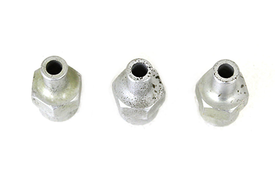 Wyatt Gatling WR Hex Barb Oil Line Fitting Set for Harley Davidson W - 9/16-20 Thread