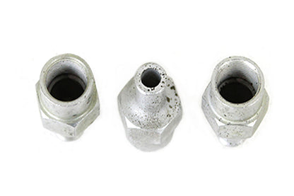 Wyatt Gatling WR Hex Barb Oil Line Fitting Set for Harley Davidson W - 9/16-20 Thread
