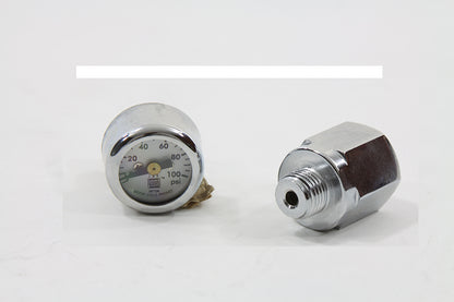 Wyatt Gatling Mini Oil Gauge Kit for Harley Davidson FX (1971-1980)
