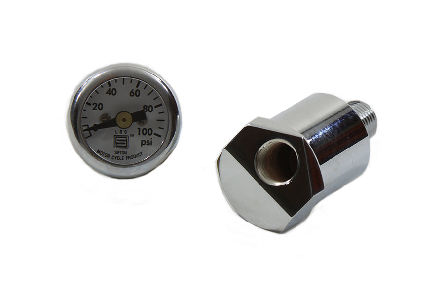 V-Twin Mini Oil Gauge Kit for Harley Davidson FXST (1984-1993)