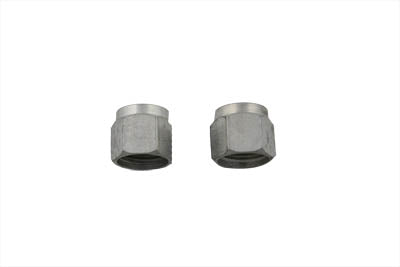 V-Twin Gas Line Nut Set Zicad Plated for Harley Davidson FL (1950-1959)