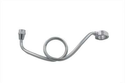 V-Twin Crossover Coil Gas Line Chrome for Harley Davidson FL (1940-1947)
