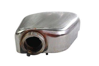V-Twin XLH Swingarm York Oil Tank Raw Finish for Harley Davidson XLH (1952-1961)