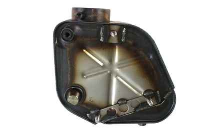 V-Twin XLH Swingarm York Oil Tank Raw Finish for Harley Davidson XLH (1952-1961)