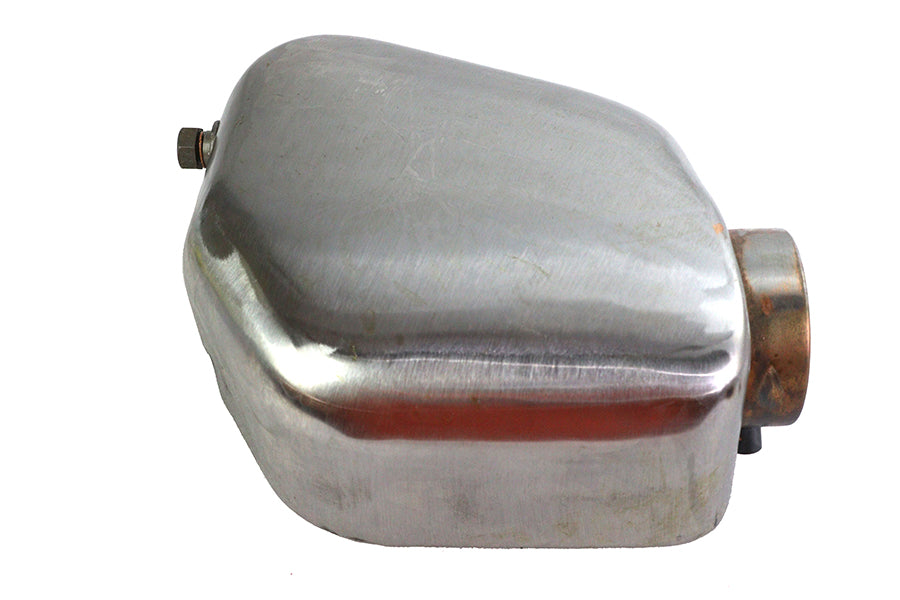 V-Twin XLH Swingarm York Oil Tank Raw Finish for Harley Davidson XLH (1952-1961)