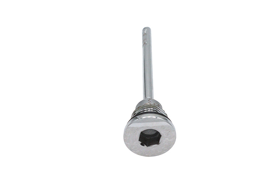 Wyatt Gatling Chrome Transmission Dipstick for Harley Davidson FXD Models (Part #77557)