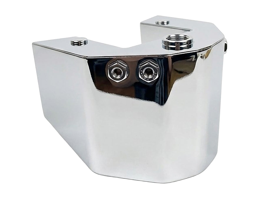 V-Twin Rigid Horseshoe Oil Tank Chrome 40-0948