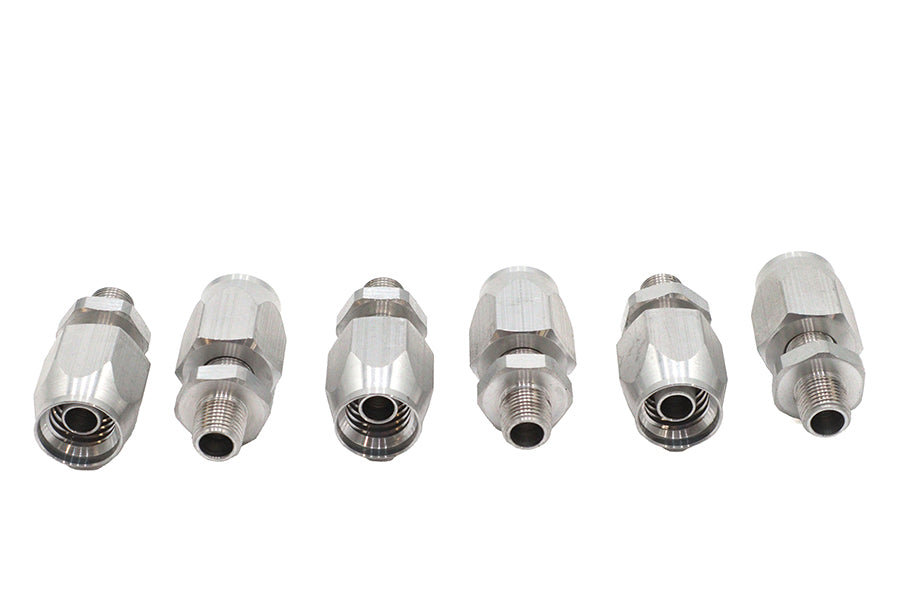 Wyatt Gatling 40-0893 3/8 Inch Oil Line Fittings Zinc Plated
