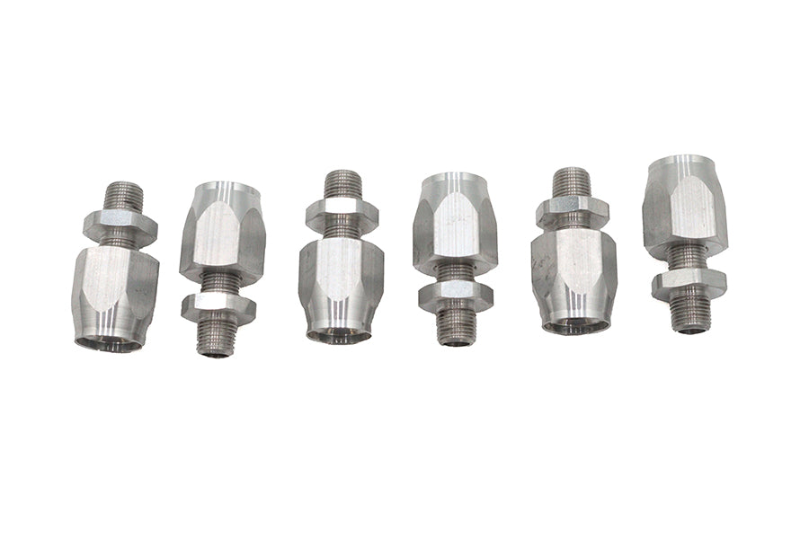 Wyatt Gatling 40-0893 3/8 Inch Oil Line Fittings Zinc Plated