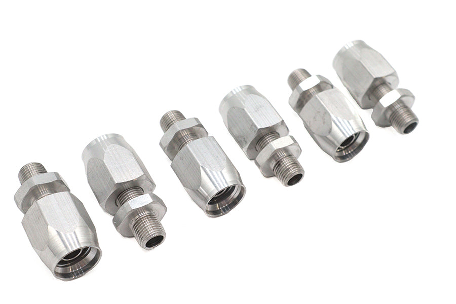 Wyatt Gatling 40-0893 3/8 Inch Oil Line Fittings Zinc Plated