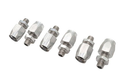 Wyatt Gatling 40-0893 3/8 Inch Oil Line Fittings Zinc Plated