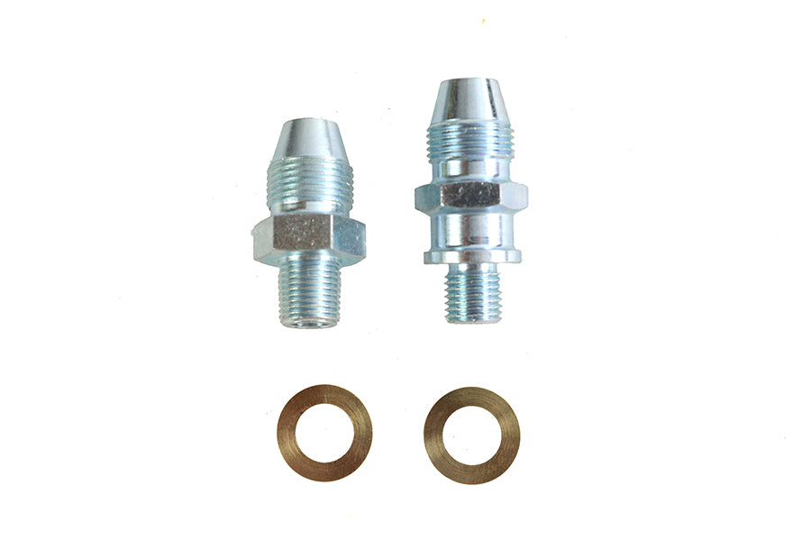 Wyatt Gatling Oil Pump Cover Fitting Set Zinc Plated for Harley Davidson FL 1950-1959