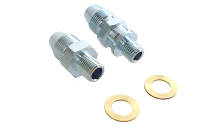 Wyatt Gatling Oil Pump Cover Fitting Set Zinc Plated for Harley Davidson FL 1950-1959