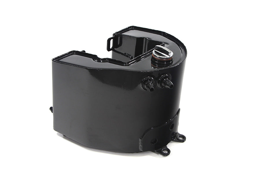 Wyatt Gatling Replica Black Oil Tank for Harley Davidson FL Models