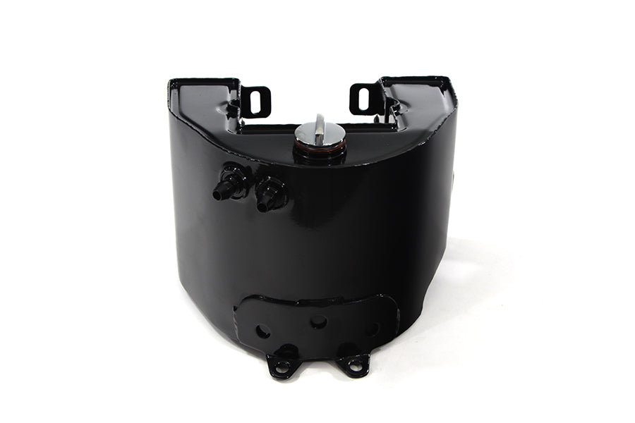 Wyatt Gatling Replica Black Oil Tank for Harley Davidson FL Models