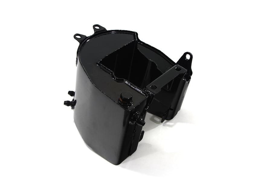 Wyatt Gatling Replica Black Oil Tank for Harley Davidson FL Models