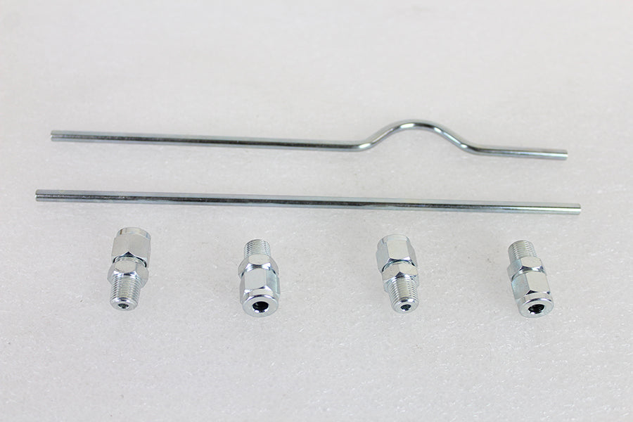 Wyatt Gatling 78297Z Zinc Oil Line Kit for Harley Davidson XL Rocker Boxes