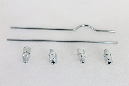 Wyatt Gatling 78297Z Zinc Oil Line Kit for Harley Davidson XL Rocker Boxes