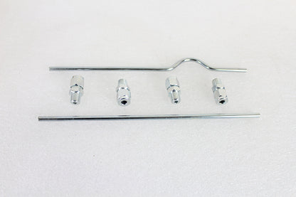 Wyatt Gatling 78297Z Zinc Oil Line Kit for Harley Davidson XL Rocker Boxes