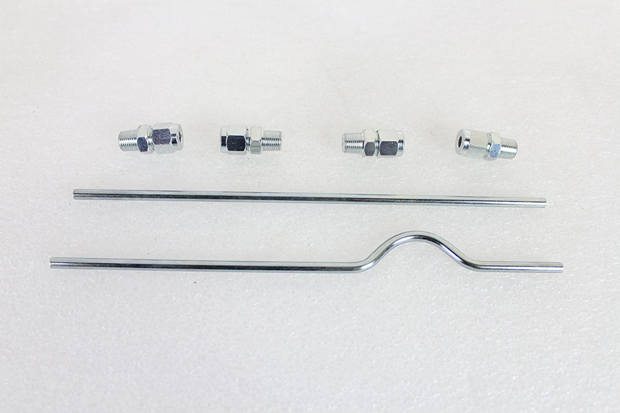 Wyatt Gatling 78297Z Zinc Oil Line Kit for Harley Davidson XL Rocker Boxes