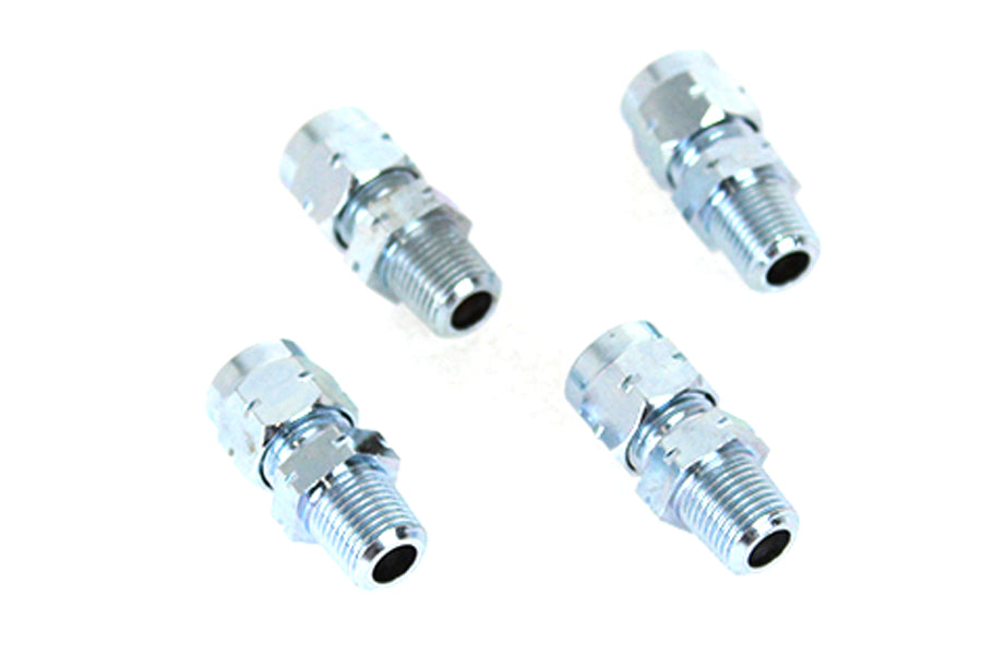Wyatt Gatling Oil Line Fitting Set Part Number 70386EZ for Harley Davidson FL Models