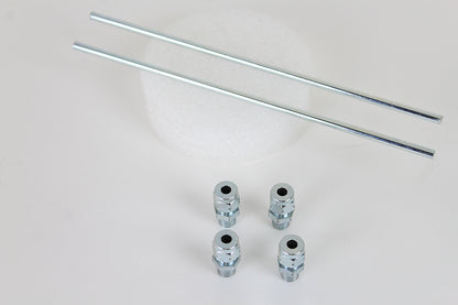 Wyatt Gatling 70386Z Zinc Oil Line Kit for Harley Davidson XL Models
