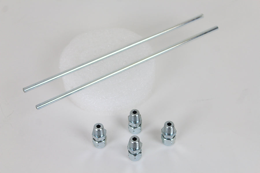 Wyatt Gatling 70386Z Zinc Oil Line Kit for Harley Davidson XL Models