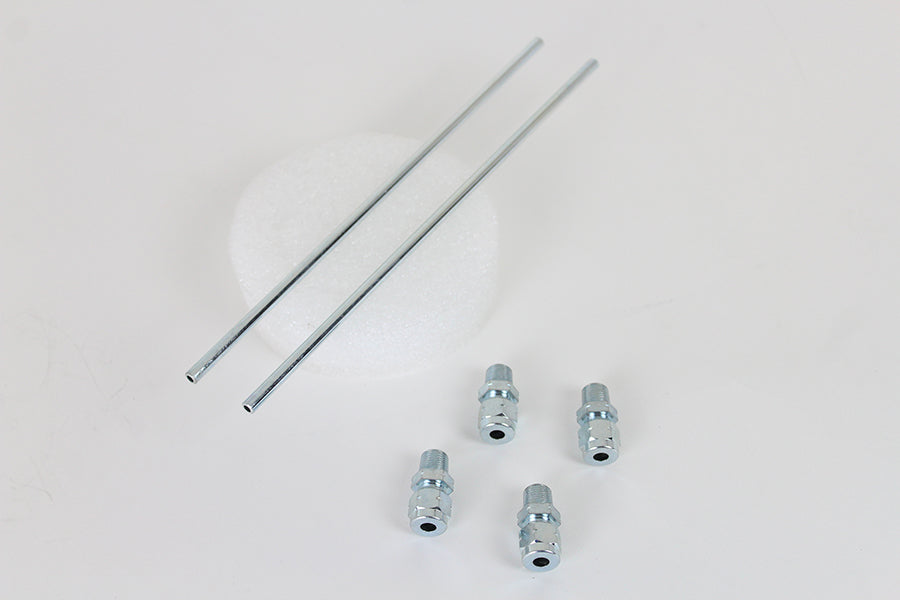 Wyatt Gatling 70386Z Zinc Oil Line Kit for Harley Davidson XL Models
