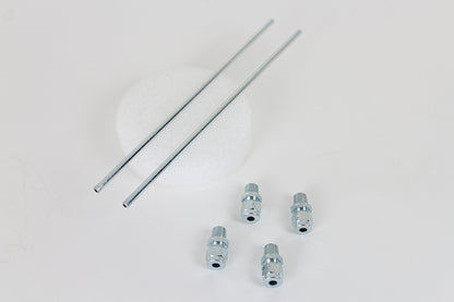 Wyatt Gatling 70386Z Zinc Oil Line Kit for Harley Davidson XL Models