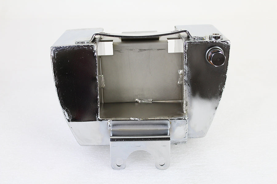 Wyatt Gatling Center Post Mount Wrap Around Oil Tank Chrome for Harley Davidson G Models