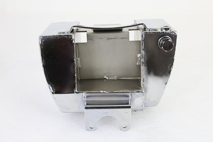 Wyatt Gatling Center Post Mount Wrap Around Oil Tank Chrome for Harley Davidson G Models