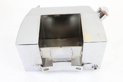 Wyatt Gatling Center Post Mount Wrap Around Oil Tank Chrome for Harley Davidson G Models