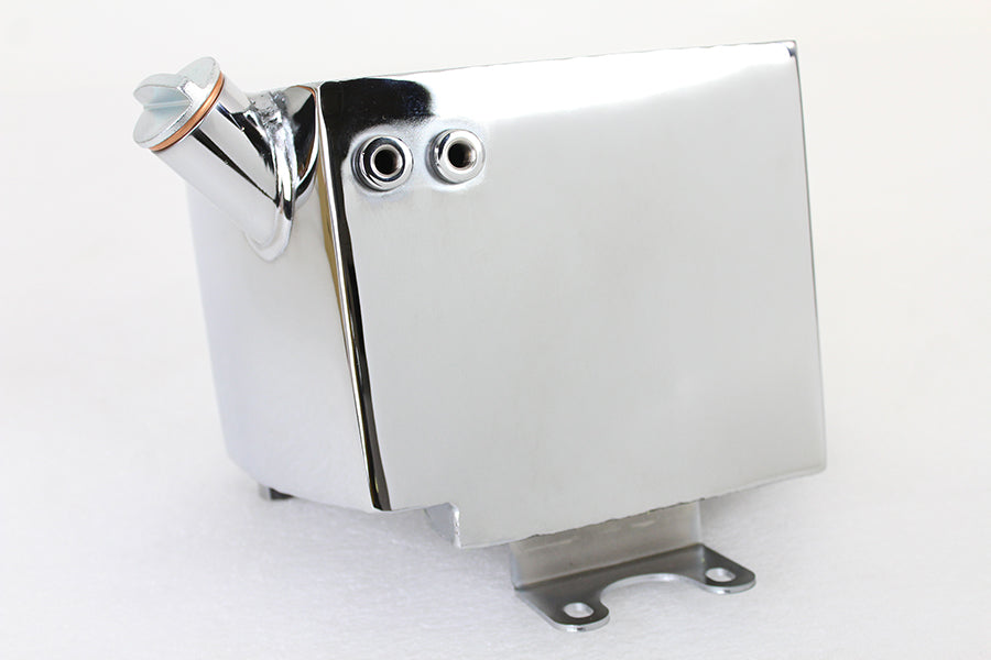 Wyatt Gatling Center Post Mount Wrap Around Oil Tank Chrome for Harley Davidson G Models