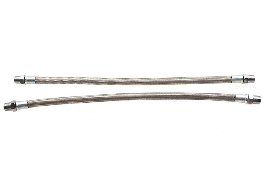 Wyatt Gatling Part 73068 Braided Overhead Rocker Arm Oil Line for Harley Davidson XL Models