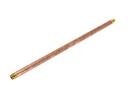 V-Twin 02206498 Brass Pipe, 1/8 inch NPT x 10 inch for Oil Tanks