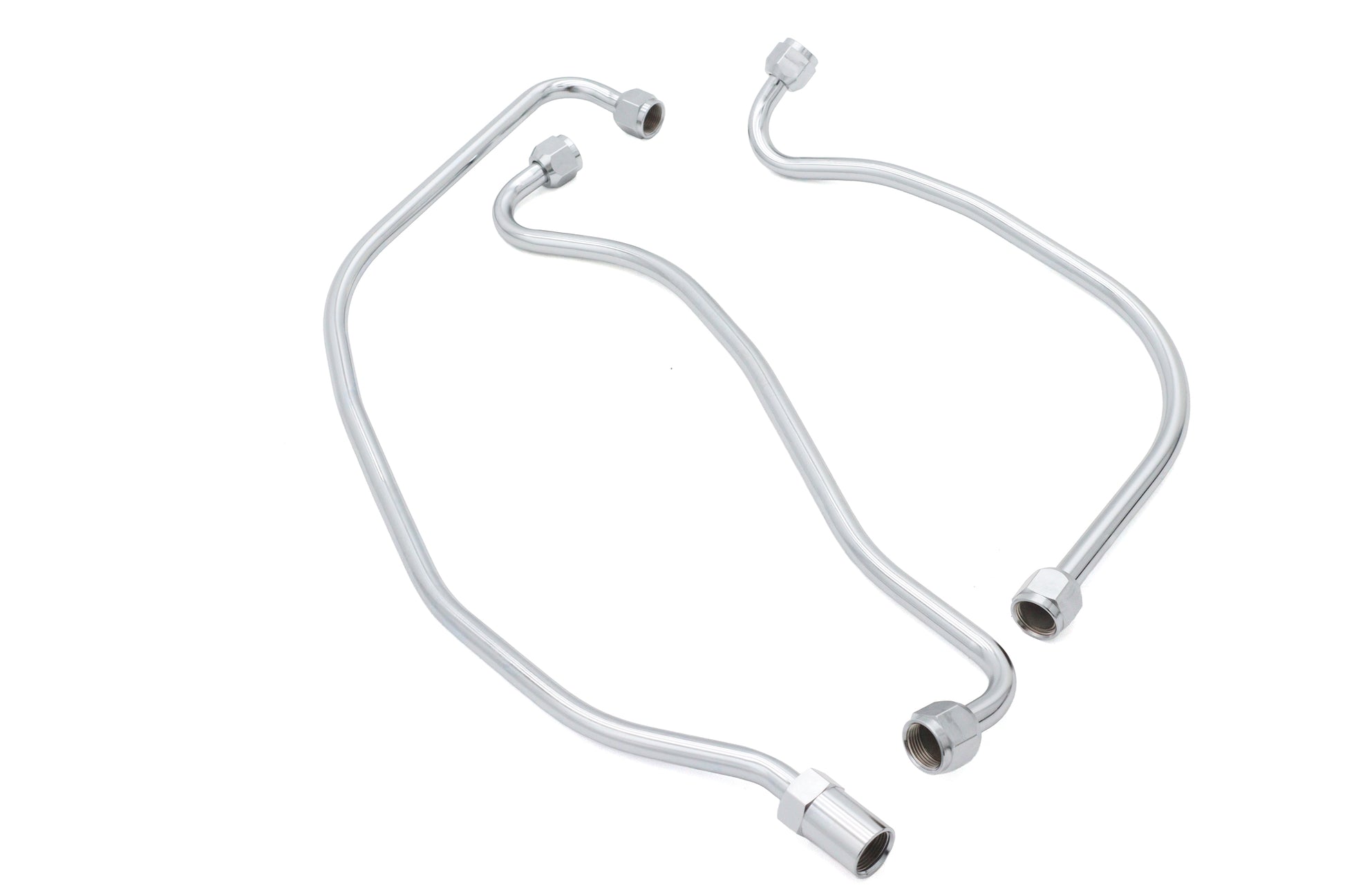 V-Twin Chrome Oil Line Set for Harley Davidson FL (1941-1948) – Part 50168