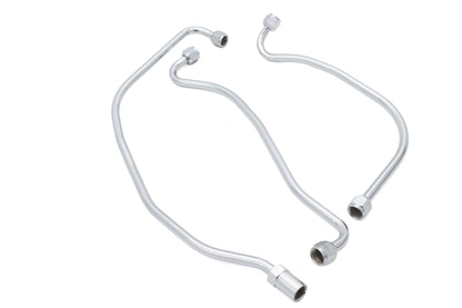 V-Twin Chrome Oil Line Set for Harley Davidson FL (1941-1948) – Part 50168