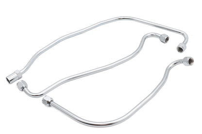 V-Twin Chrome Oil Line Set for Harley Davidson FL (1941-1948) – Part 50168