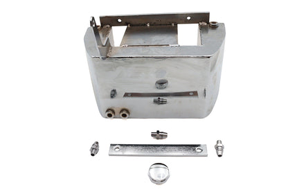 V-Twin Factory Sample Electric Start Oil Tank Chrome for Harley Davidson XL Models