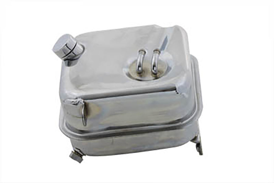 V-Twin Factory Sample Swingarm Oil Tank Chrome for Harley Davidson FX and FL Models