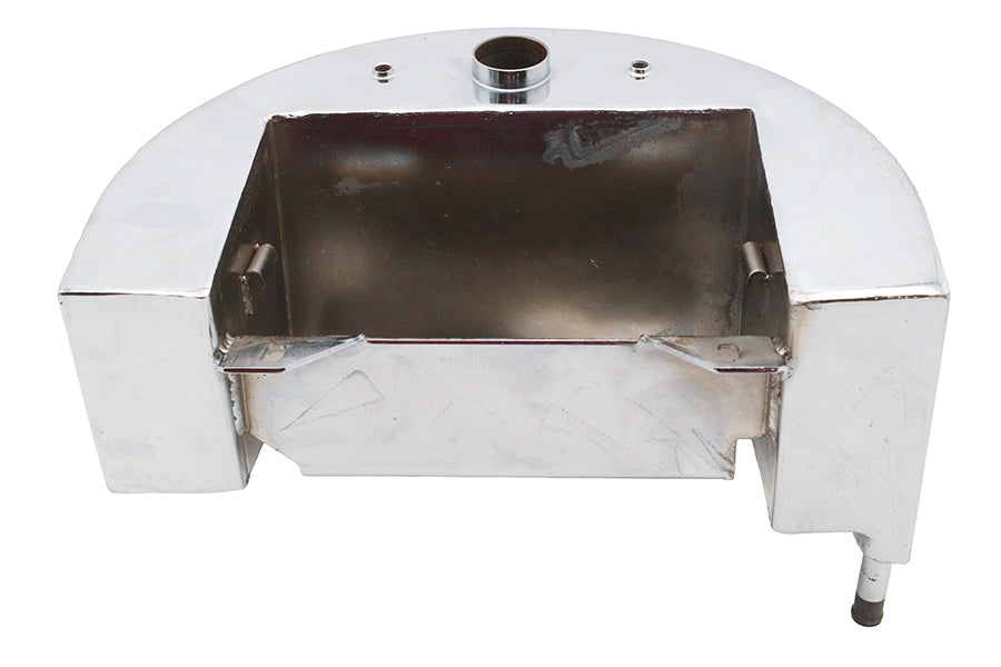 V-Twin Factory Sample Center Fill Oil Tank Chrome for Harley Davidson FXST Models