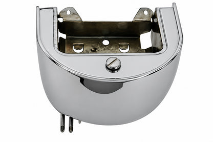 V-Twin Factory Sample Chrome Oil Tank for Harley-Davidson FLST and FXST, Part 40-2026