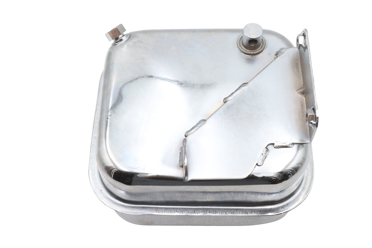V-Twin Factory Sample Swingarm Oil Tank Chrome, OEM 62483-81