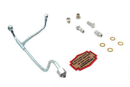 V-Twin Knucklehead Banjo Oil Line Kit Zicad Plated for Harley Davidson 1938-1947
